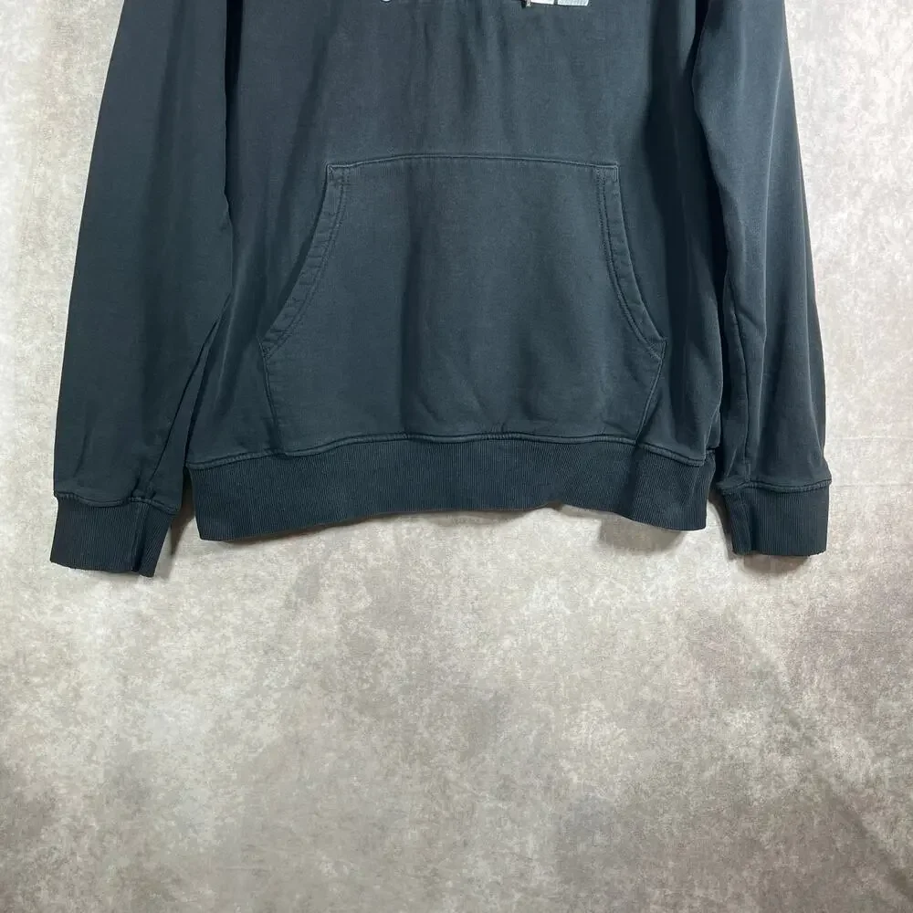 The North Face Hoodie Sweatshirt Mens Size XL Black Logo Print‎ Pullover Outdoor